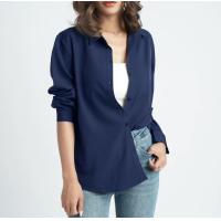 ราคา haas เสื้อผู้หญิง ทรงเชิ้ตแขนยาว สีพื้น HBSU5546 (23650640768)