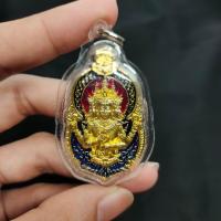 ราคา เหรียญพระพรหมสารพัดนึก หลวงพ่อพัฒน์ วัดห้วยด้วน เนื้อกะไหล่เงินลงยา เลี่ยมกรอบอย่างดี (14782926089)