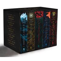 ราคา George R R Martins A Game of Thrones 5 Book Boxed Set Song of Ice and Fire Series A Song of Ice and Fire (24153755326)
