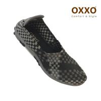 ราคา OXXO รองเท้าผ้าใบ ยางยืด เพื่อสุขภาพ รองเท้าผ้าใบผญ รองเท้า แฟชั่น ญ รองเท้าผ้าใบใส่ทำงาน Elastic shoes น้ำหนักเบา 2A7038 (19713348740)