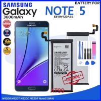 ราคา แบตเตอรี่ แท้ Samsung Galaxy Note 5 Note5 N9200 EB BN920ABE 3000mAh แบต Samsung Note 5 พร้อมชุดถอด แผ่นกาวติดแบต (13309417040)