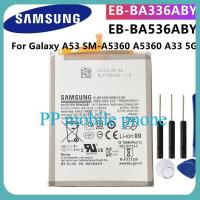 ราคา EB BA336ABY Samsung Original Battery For Galaxy A53 SM A5360 A5360 A33 5G EB BA536ABY Battery 4860 5000mAh BA336 Free Tools (18484283622)