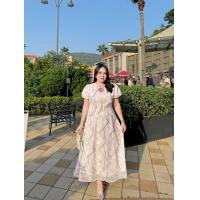 ราคา เสื้อผ้าสาวอวบ ชุดเดรสสาวอวบ แมกซี่เดรส พร้อมส่ง 3XL 7XL อก 42 50นิ้ว งานพรีเมียม เนื้อผ้าชีฟอง รีดเพชรทั้งชุด Bigsize Peppermint 684 (23682307457)