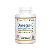 ราคา Omega3 พร้อมส่ง California Gold Nutrition Omega 3 Premium Fish Oil 100 Fish Gelatin Softgels หมดอายุ 03 2026 ของแท้ 100 (23869889147)