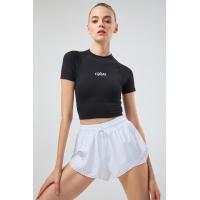 ราคา Top เสื้อเอวลอย แขนสั้น เสื้อครอปวิ่ง สำหรับออกกำลังกาย แห้งไว ลดกลิ่นเหงื่อ (19427099842)