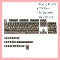 ราคา คีย์แคปใส ภาษาไทย Cherry Profile OEM Profile Transparent Keycaps ไฟทะลุ (23772378031)