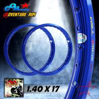 ราคา วงล้ออลูมิเนียม COM 1 40 X 17 Adventure Rim สีน้ำเงิน ขอบเรียบ ของแท้100 จำนวน 2 วง ล้อ COM ล้อคอมดาว วงล้อคอม ล้อขอบ17 ขนาด 1 40 ขอบ 17 ล้อมอเตอร์ไซค์ ล้อขอบ17 (24472438577)