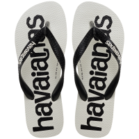 ราคา HAVAIANAS รองเท้าแตะ Top Logomania Flip Flops WHITE BLACK 41457413624U H4YLBK (22881310705)