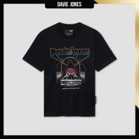ราคา DAVIE JONES เสื้อยืด พิมพ์ลาย Graphic Slim Fit T Shirt WA0280 สีดำ (24582362500)