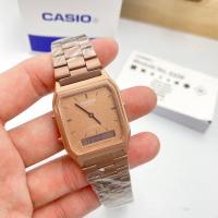 ราคา นาฬิกาข้อมือ Casio Standard Digital รุ่น AQ230GA ทอง สีเงิน สีพิ้งโกล (17578407695)