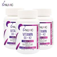 ราคา แพ็ค 3 ขวด วิตามินดี3เค2 อินูวิค Vitamin D3K2 Inuvic วิตามินดี3 เค2 Vitamin D3 K2 วิตามินดี3 วิตามินเค2 Vitamin D3 Vitamin K2 ดี3เค2 D3K2 วิตามินd3k2 (24420937988)