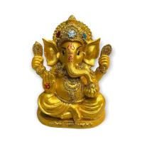 ราคา พระพิฆเนศ ปางรีนาโมจัน ประธานทรัพย์ หน้าตัก 5 นิ้ว สูง 20 cm สีทอง ร่ำรวยเงินทอง (16372449956)