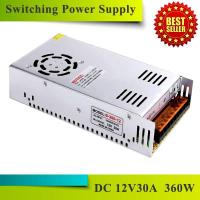 ราคา 12V 30A 360W Switching Power Supply สวิตชิ่งเพาเวอร์ซัพพลาย สวิทชิ่ง เพาวเวอร์ ซัพพลาย หม้อแปลงไฟฟ้าเอนกประสงค์ (684534216)