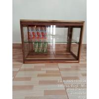 ราคา ตู้ส้มตำ บานเลื่อนไม้สัก รหัสสินค้าส้มตำ4ขนาด 50 30 36ซม (23605278620)