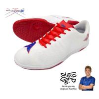 ราคา รองเท้าฟุตซอล pan balancer touch T5 สีขาวแดง หนังสังเคราะห์ น้ำหนักเบา มีไซส์ 39404142434445 (21942601220)