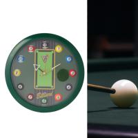 ราคา Fityle นาฬิกาแขวนลูกพูล11 6 นาฬิกาแขวนผนังเงียบตกแต่งผนังนาฬิกาโต๊ะพูลสำหรับเกมสนุ๊กเกอร์ห้องโถงสระน้ำ (23026038490)
