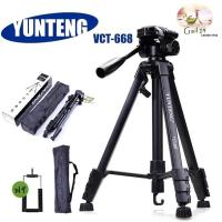 ราคา ของแท้ 100 YUNTENG VCT 668 ขาตั้งกล้อง ขาตั้งมือถือ 3ขา tripod for camera DV Professional Original 100 Photographic equipment Gimbal Head new แข็งแรงมาก (814284002)