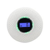 ราคา คาร์บอนมอนอกไซด์และควัน Combo เครื่องตรวจจับ Home Security 2 IN1 Carbon Monoxide CO Smoke Alarm Detector (20026984976)