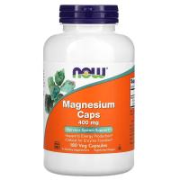 ราคา NOW Foods Magnesium Caps 400 mg 180 Veg Capsules (19326291150)