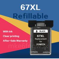 ราคา HP 67 สีดำ HP 67XL หมึก HP67XL ตลับหมึกรีฟิลเข้ากันได้สำหรับ HP 1255 2724 2725 2722 2723 2752 2755 2330 2331 2332 4120 (14473207694)