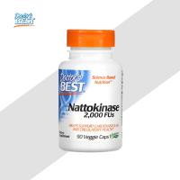 ราคา ถั่วเหลืองหมักนัตโตะ Nattokinase 2000 FUs 90 Veggie Caps Doctors Best (16693851214)