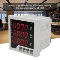 ราคา DTM AV96 3 เฟสแรงดันมิเตอร์โปรแกรมAC 450 โวลต์LEDจอแสดงผลดิจิตอลโวลต์มิเตอร์AC 450 โวลต์ (3434074580)