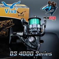 ราคา รอกสปินนิ่ง VIVA DISCOVERY DS4000 BLACK BLUE RED GOLD (1072690083)