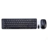 ราคา LOGITECH ชุดคีย์บอร์ดและเมาส์ไร้สาย รุ่น MK220 สีดำ (11503651615)