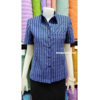 ราคา เสื้อผ้าไทยสูทรซาฬารีหญิง ผ้าทอลายกาบบัว อัดกาว สีไม่ตก อ (23935200861)