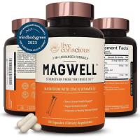 ราคา Exp 01 2026 Magwell Magnesium Zinc Vitamin D3 Magnesium Glycinate Malate Citrate 120 Caps (21734427592)