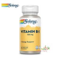 ราคา Solaray Vitamin B 1 100 mg 100 VegCaps วิตามินบี 1 100 เวจจี้แคปซูล (17256586677)