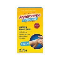 ราคา Aspercreme With Lidocaine Maximum Strength Pain Relief Cream ขนาดหลอด 2 7 oz (22966550546)