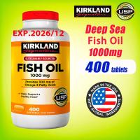 ราคา Kirkland Fish Oil 1000 mg 400 Softgels น้ำมันปลา (24622223475)