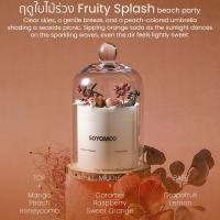 ราคา SOYAMOO เทียนหอมกลิ่นฤดูกาลต่างๆ ไม่จุดก็หอม ยิ่งจุดยิ่มหอม SOYAMOO scented candle aromatic candle soy wax essential oil (7862395545)