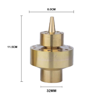 ราคา ถูกที่สุด หัวน้ำพุ หัวน้ำพุทรง3ชั้น ทองเหลืองหนาแท้ ขนาด 1 นิ้ว 1 5 นิ้ว สามารถปรับให้เข้ากับสระน้ำและน้ำพุ ติดตั้งง่าย Fountains (21989586955)