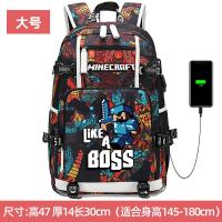 ราคา กระเป๋าเป้สะพายหลังเรืองแสงรอบๆเกม Minecraft กระเป๋าเป้สะพายหลังชั้นปีที่1 2 3ถึง6สำหรับนักเรียนประถมชาย (19914189748)