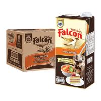 ราคา นมปรุงแต่ง ตรา นกเหยี่ยว Falcon ปริมาตรสุทธิ 1000 มล x 12 กล่อง (18126357114)