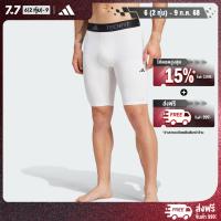 ราคา adidas Training Gym Training TECHFIT Compression Training Short Tights Men White IW5838 (22772767581)