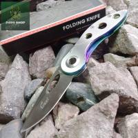 ราคา Enlan No M04 แท้ มีดพับ ใบ 3 5 นิ้ว ด้าม Stainless Steel ไดร์สีรุ้ง ระบบล็อค Frame Lock ใบเงา ใช้งานได้หลากหลาย น้ำหนักเบา รูปทรงกะทัดรัด มีดพับเดินป่า ทำครัว พกใช้งาน ดีไซน์สวยงาม ทำครัว ตั้งแคมป์ สว