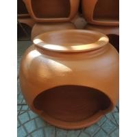 ราคา ส่งฟรี โอ่งแมว บ้านแมวดินเผา 17 นิ้ว เคลือบสีกันเชื้อรา (11779686530)