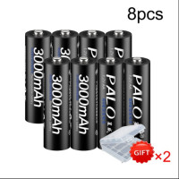 ราคา palo 1 2AA แบตเตอรี่แบบชาร์จไฟได้ แบตเตอรี่ AA 3000 mAh แบตเตอรี่ Ni MH AA สำหรับนาฬิกา ของเล่น (19719953862)