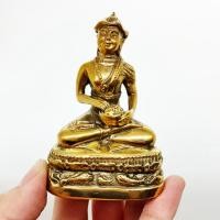 ราคา พระอุปคุตมหาลาภ วัดบวรนิเวศวิหาร งานทองเหลือง สูงประมาณ3นิ้ว เป็นพระอุปคุตที่มีลักษณะงดงามมาก เป็นพระดีพิธีใหญ่ น่าบูชา (13006017708)