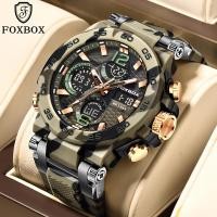 ราคา นาฬิกาควอตซ์สำหรับผู้ชายสายลายพรางนาฬิกาทหารกันน้ำนาฬิกากีฬาชายเรืองแสงนาฬิกาข้อมือหน้าปัดไฟLED ผู้ชายแฟชั่นมีกล่อง (23410886643)