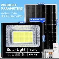 ราคา Bingo ไฟโซล่าเซลล์ 500w 300w 200w 100w 60w 40w solar light ไฟภายนอกอาคาร IP67 โซล่าเซลล์ ไฟสปอร์ตไลท์ (15189827799)