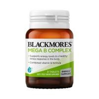 ราคา พร้อมส่ง exp 08 2026 Blackmores Mega B Complex 31 Tablets วิตามินบีรวม (23731135105)