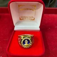 ราคา แหวนหลวงพ่อรวย รุ่นรวยมหาลาภ ใส่กรอบทองสูตรให้เรียบร้อยฝังเพชรcz มีพร้อมกล่องกำมะหนี่ให้ เก๋บเงินปลายทางได้จ้า ไซส์ 62 มม จ้า (12602143477)