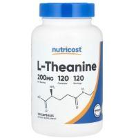 ราคา L Theanine 200 mg 120 Capsules Nutricost แอล ธีอะนีน ผ่อนคลาย สมาธิ (24399868357)