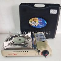 ราคา เตาแก๊สกระป๋อง Lucky Flame รุ่น LF 90ID หัวเตาอินฟาเรด (4162390727)