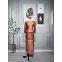 ราคา CLT ชุดไทยประยุกต์ ชุดเซตผ้าไทย 2ชิ้น ทรงจิตรลดา มี 3 สี สีฟ้า สีม่วง สีน้ำตาล รุ่นเบลล่าสวยสุดๆใส่กับผ้าถุง สีฟ้าวันแม่ ชุดไทยสีฟ้า ชุดไทยประยุกต์ (22360683056)