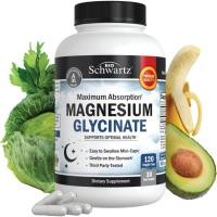 ราคา Bio Schwartz Magnesium Glycinate 500mg Capsules 120 Mini Caps No 2456 (21499976341)